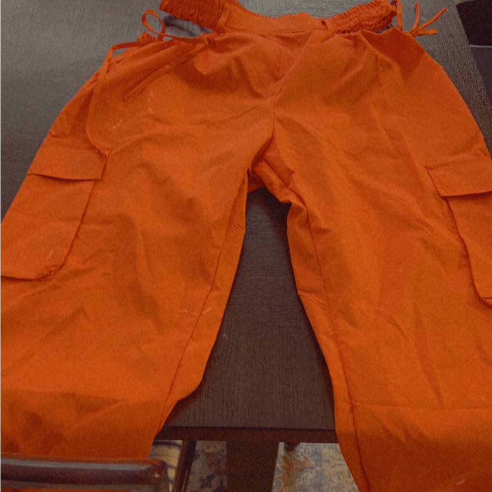 Orange two piece set